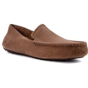 NEW UGG Men’s Slip On Brown Loafers Size 9